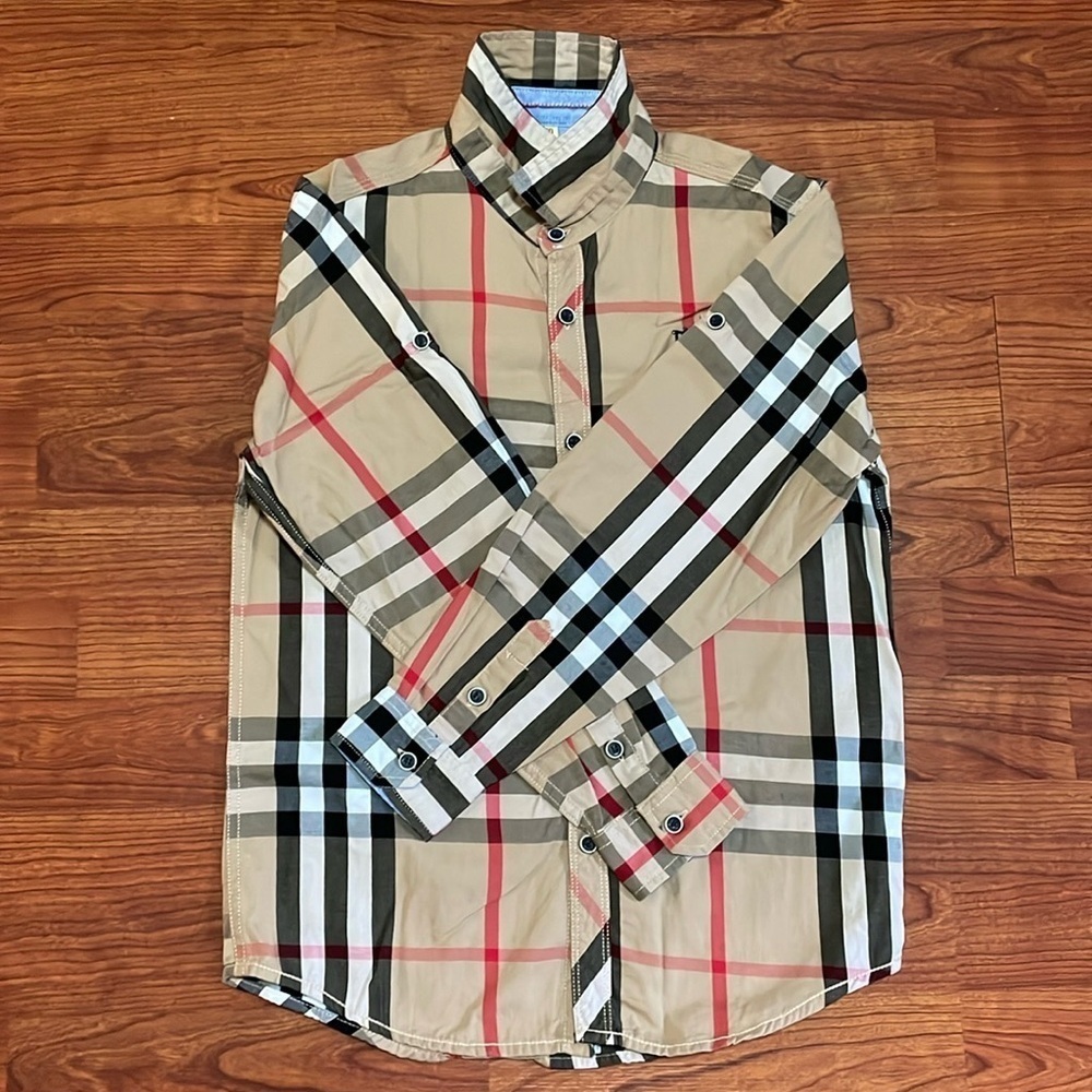 Boys Button Down Long Sleeve - Picture 2 of 6